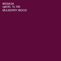 #5D0A3A - Mulberry Wood Color Image
